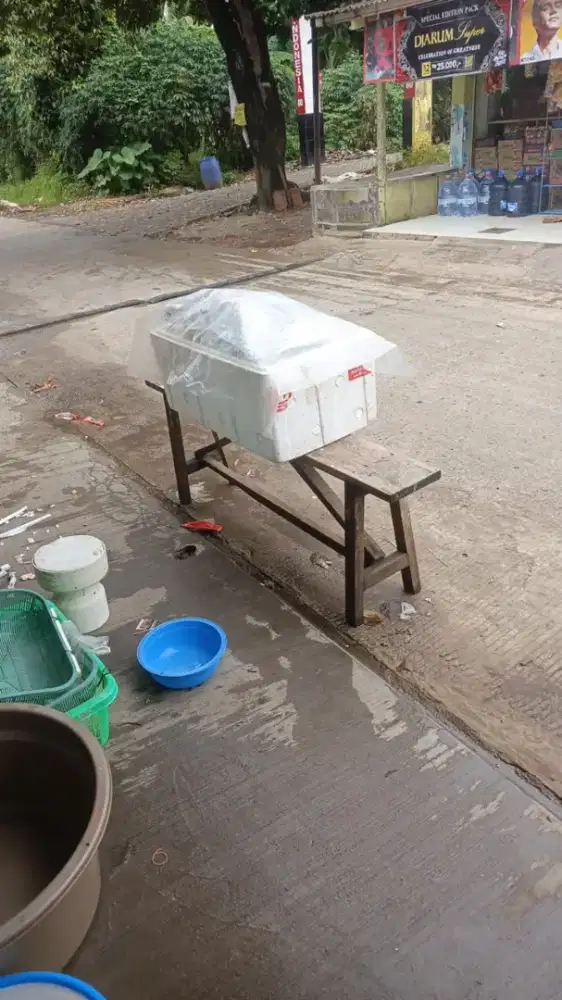 Jaga toko ikan hias