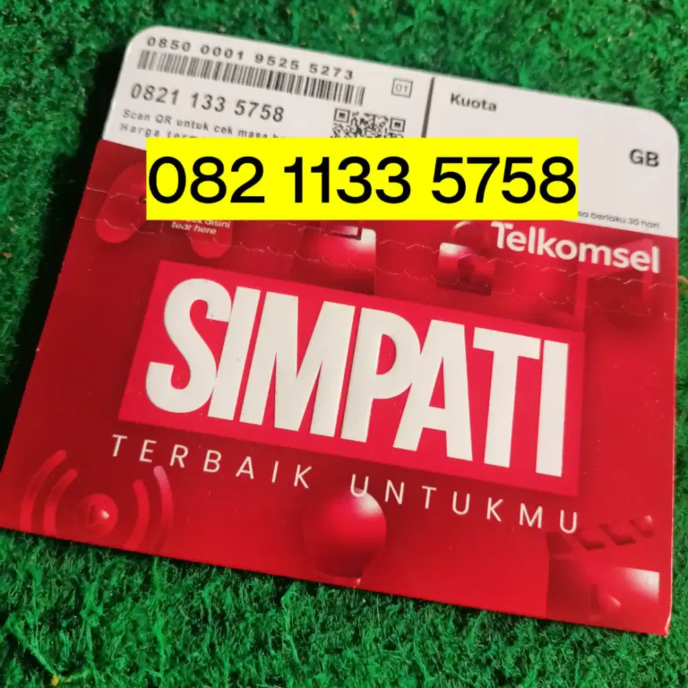 COD Kartu Perdana 5758 Nomor Cantik Simpati 11 Digit
