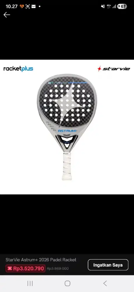 Raket Padel StarVie Astrum + 2026