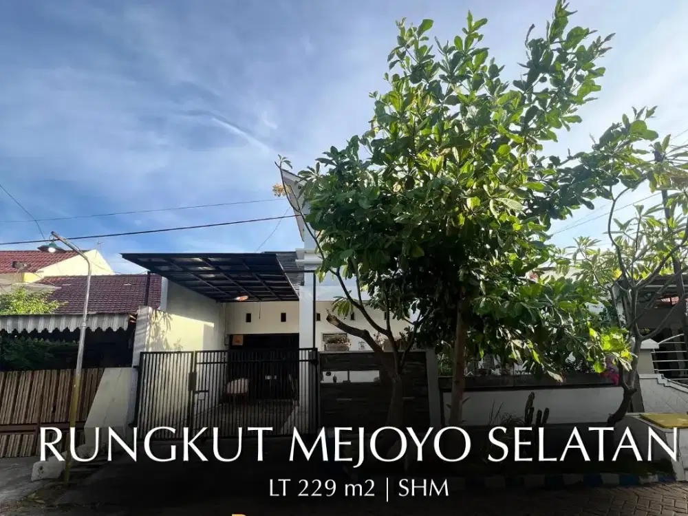 Dijual Rumah Hitung Tanah *Rungkut Mejoyo Selatan
