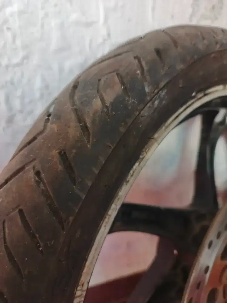 Velg standard Mio R14 Sepasang OEM Original Plus Rem Cakram