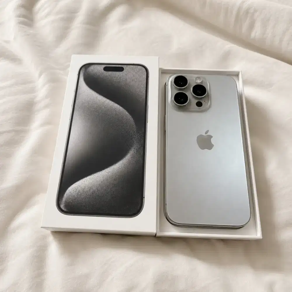 IPHONE 15 PRO 512GB SILVER ex.ibox LIKE NEW