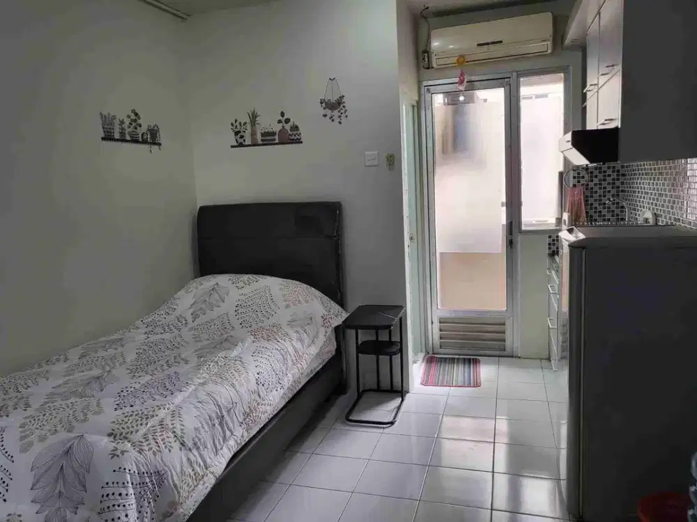 Dijual Apartemen Kalibata City Tower Borneo lantai 8 Furnished Studio
