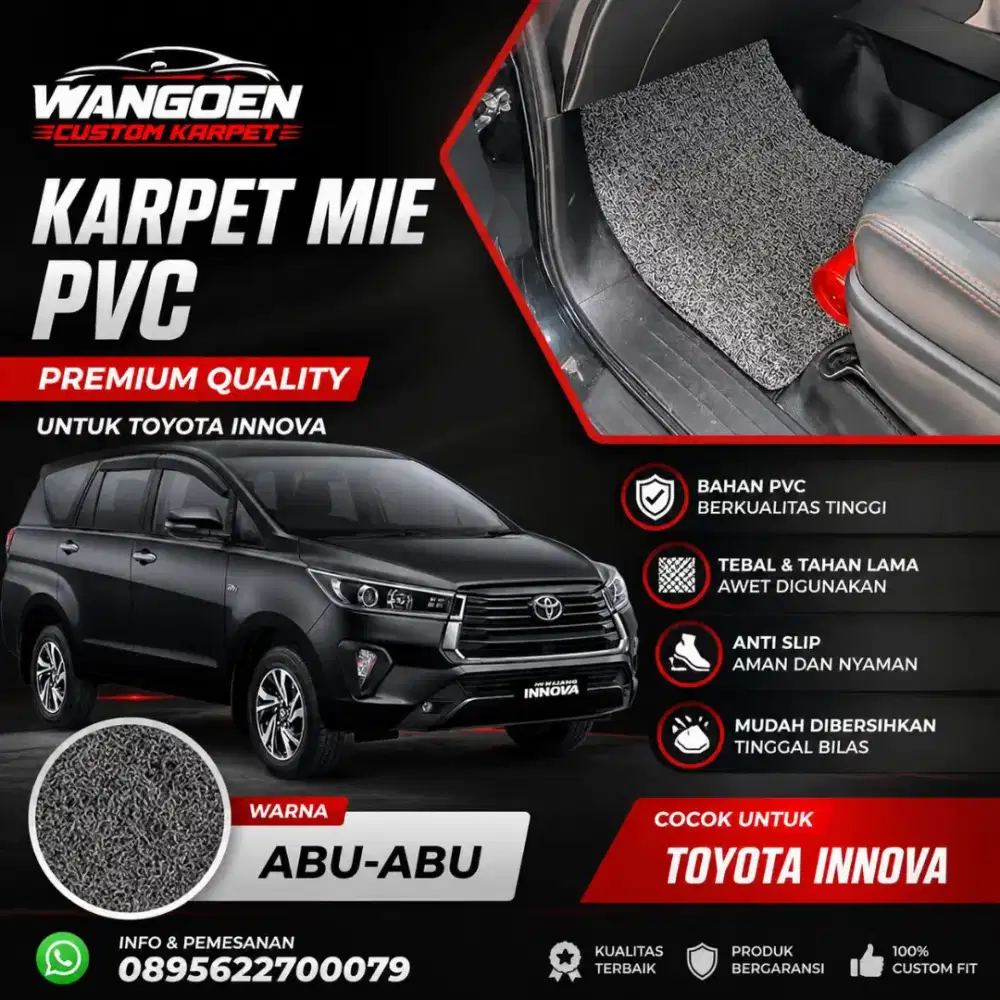 Karpet Mobil Custom Bahan Tebal untuk semua jenis mobil