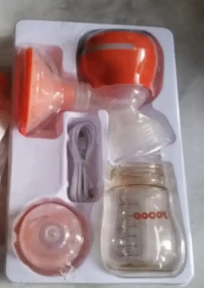 Yoboo pompa asi elektrik otomatis breast pump rechargeable