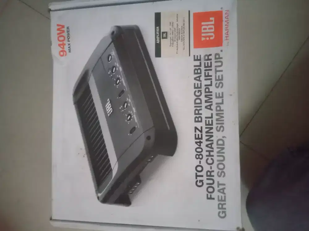 AMPLIFIER GTO-804EZ (JBL)