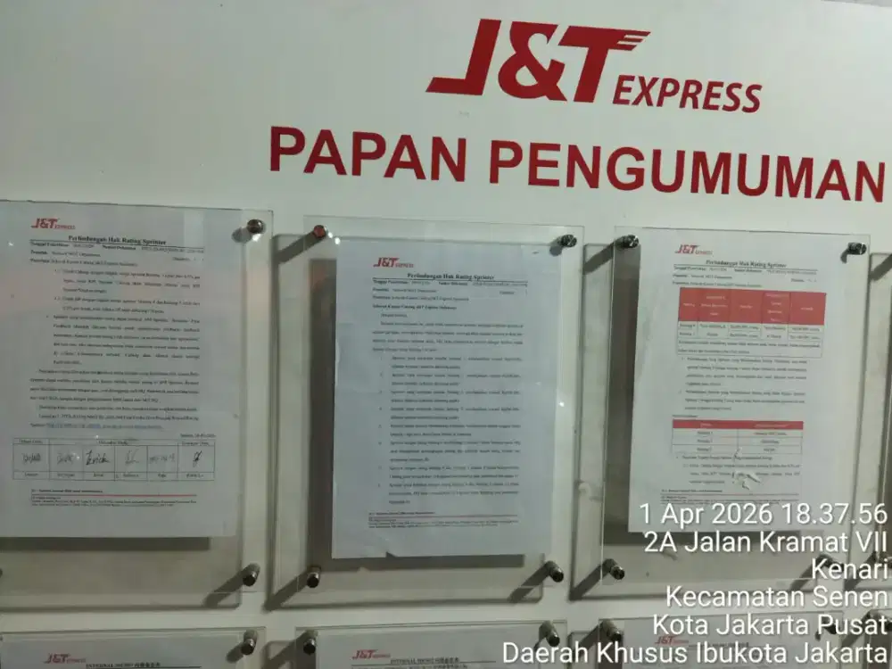 Dibutuhkan kurir motor daerah senen