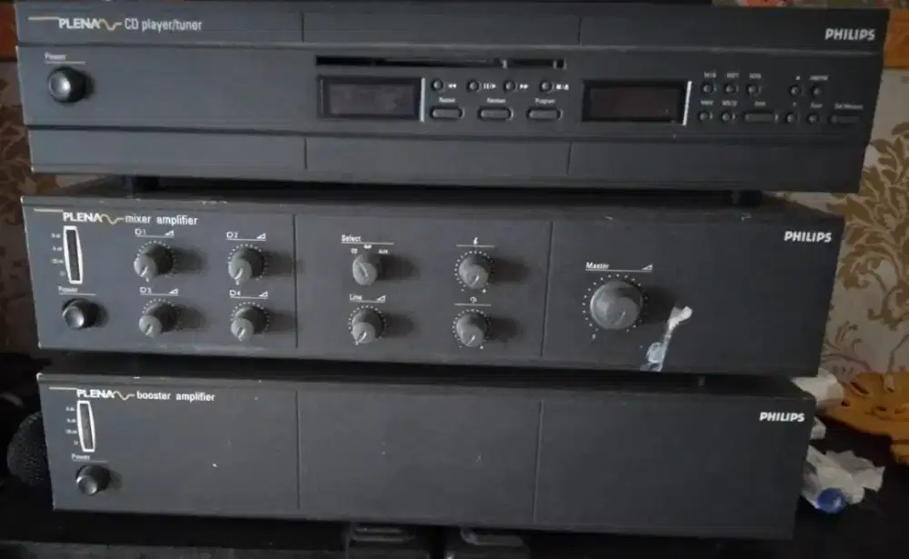 Amplifier dan Mixer PLENA PHILIPS Original