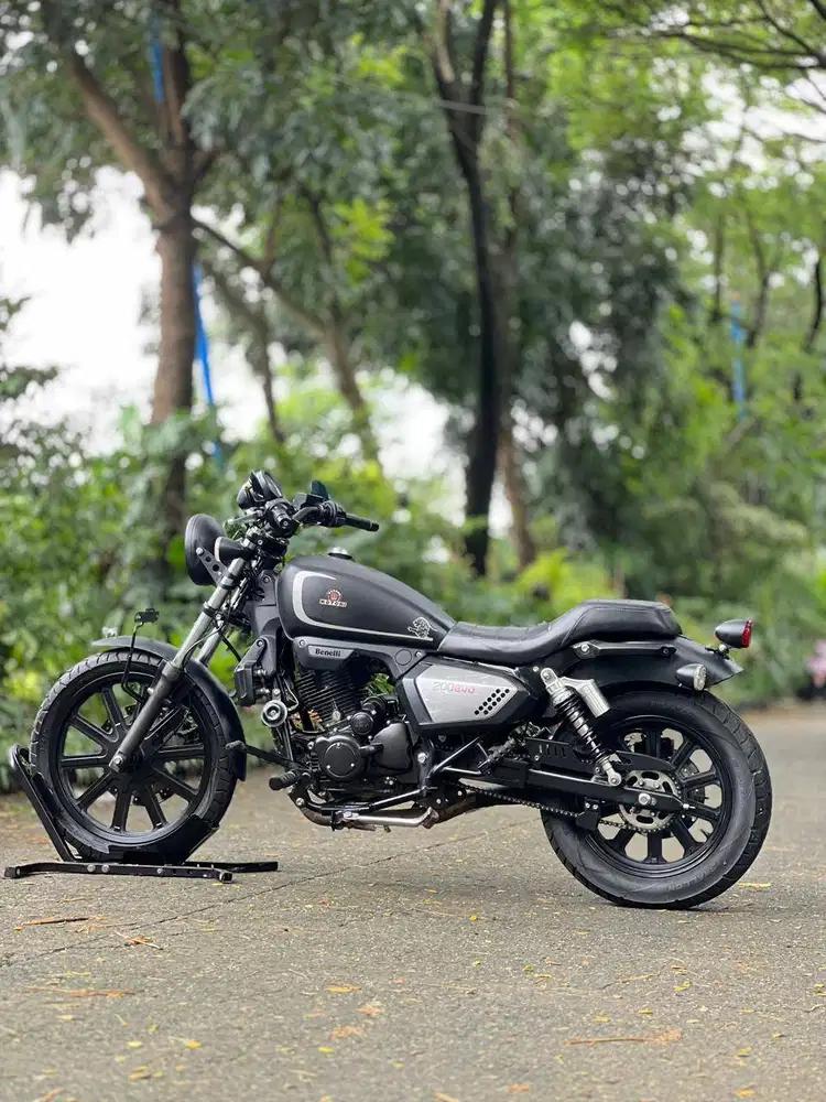 BENELLI MOTOBI EVO 200 2023 BLACK KM RENDAH PAJAK ON SUPER GRESS
