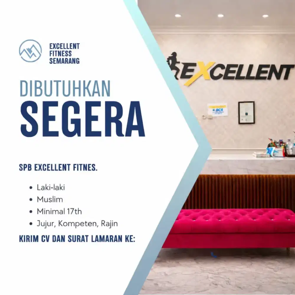 Lowongan kerja loker jaga toko alat fitnes