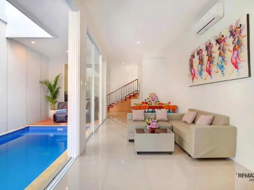 Modern Villa with Private Poll For Rent, Canggu area