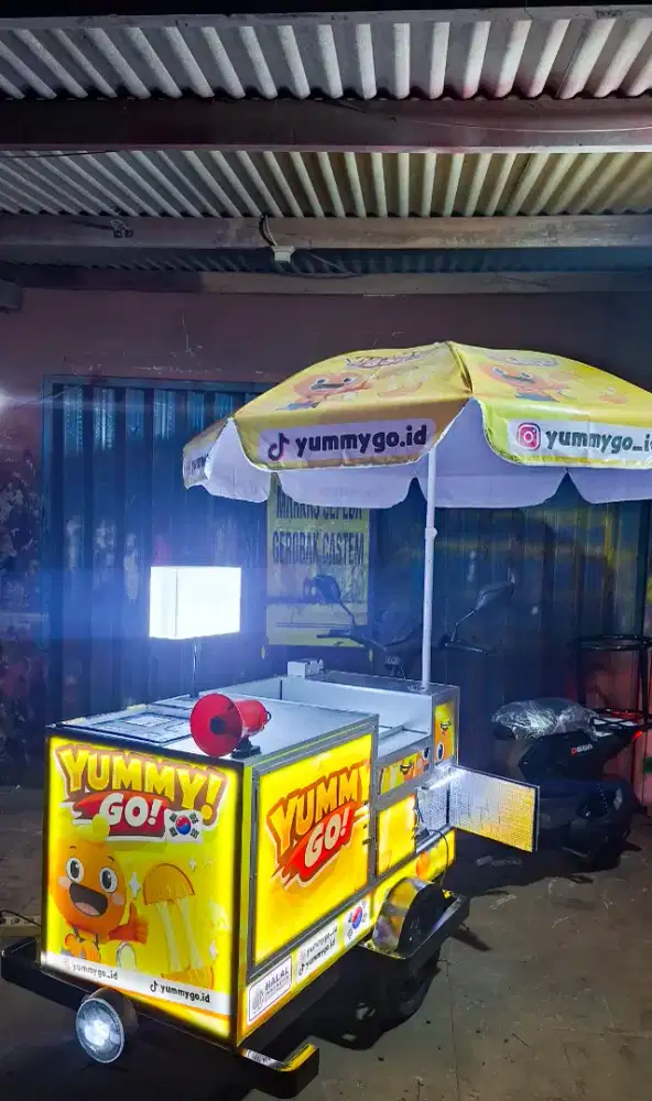 SEPEDA LISTRIK GEROBAK KOPI/SEPEDA LISTRIK GEROBAK/GEROBAK SEPEDA KOPI