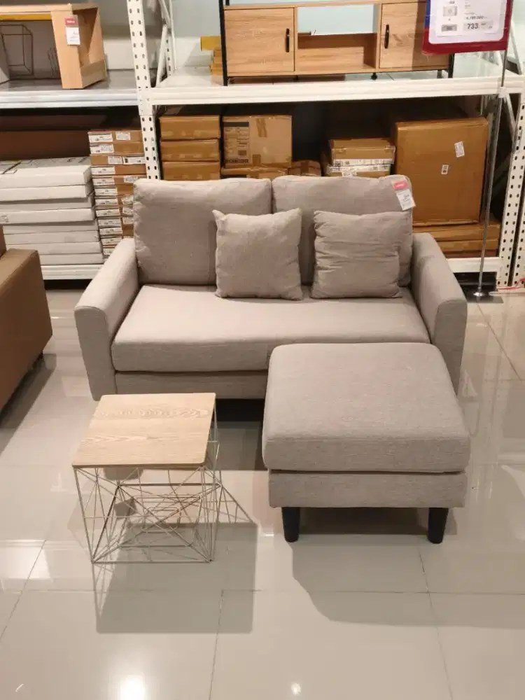 Sofa L 2 Seater Baru Murah