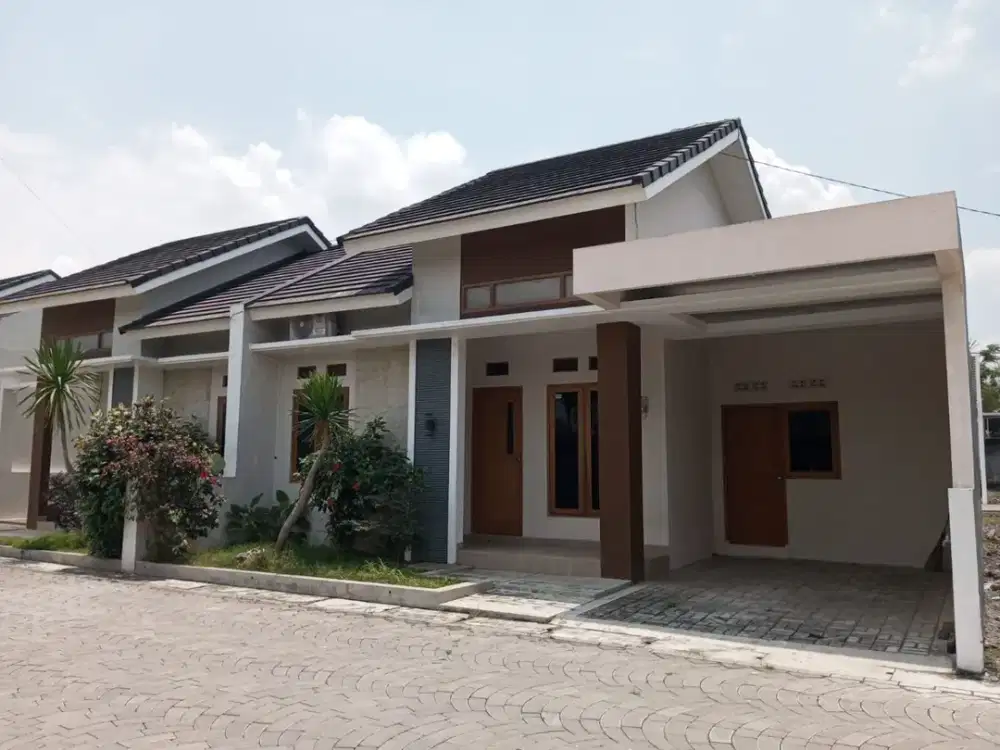 HUNIAN MODERN MINIMALIS LINGKUNGAN TENANG DAN ASRI LOKASI DEKAT JL.JOGJA SOLO