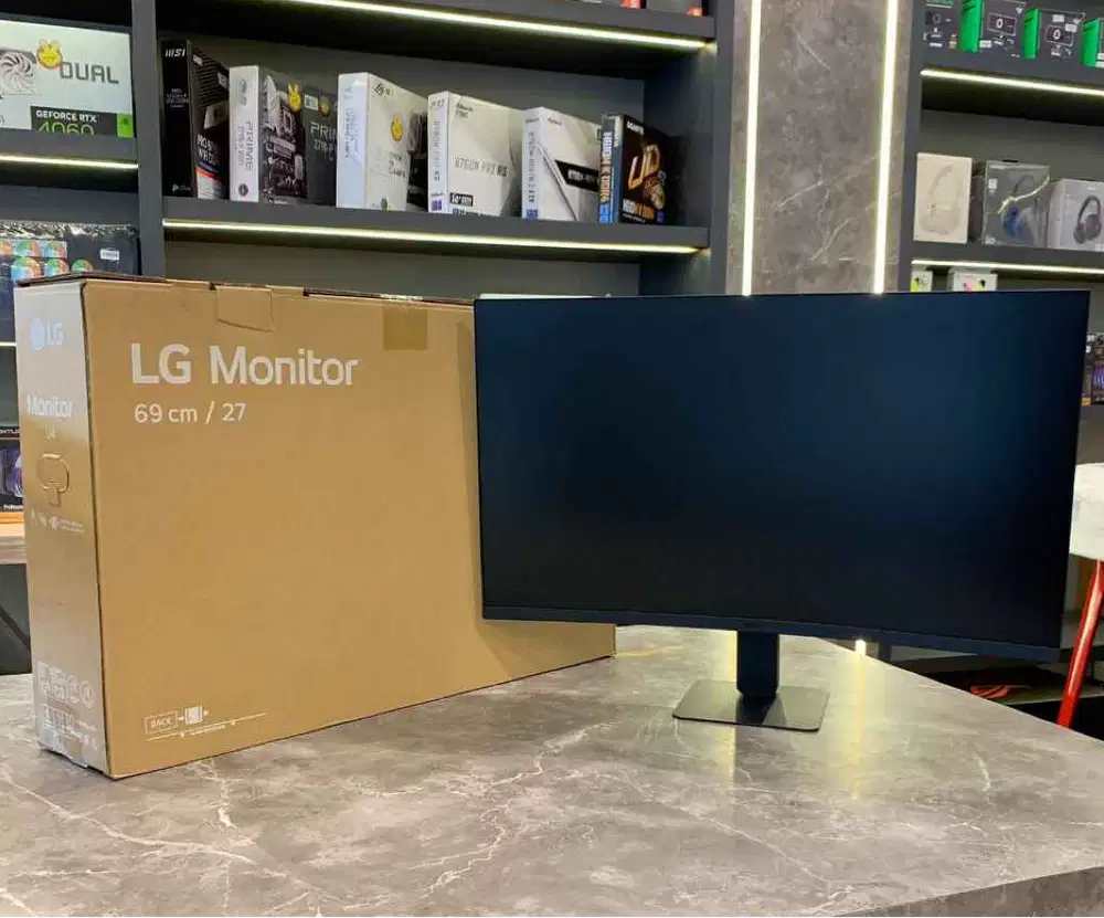 LED Monitor 27 LG 27U421A-B VA 100Hz FHD Curved USB-C