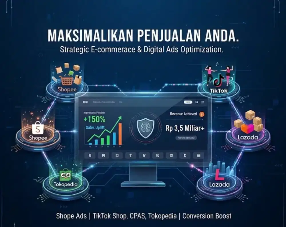 Jasa Kelola Marketplace Shopee & TikTok Shop Tingkatkan Penjualan