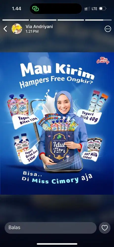 LOWONGAN SALES CIMORY TANPA MODAL