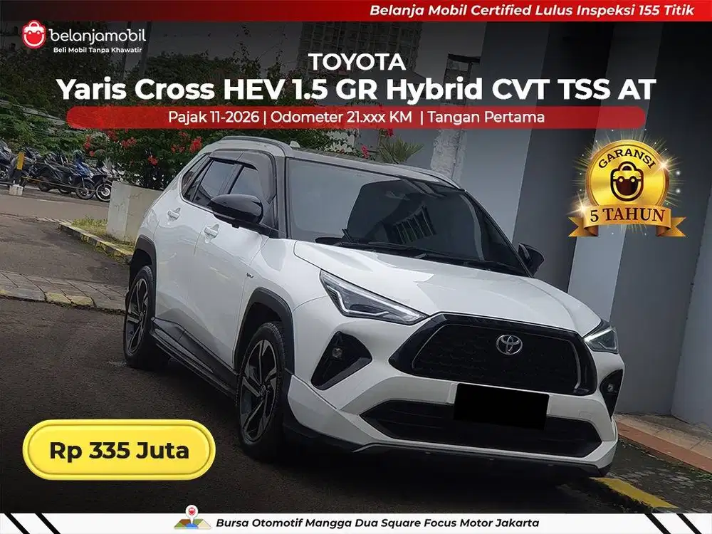 [ LOW KM ] Toyota Yaris Cross HEV 1.5 GR Hybrid TSS AT 2024 2025