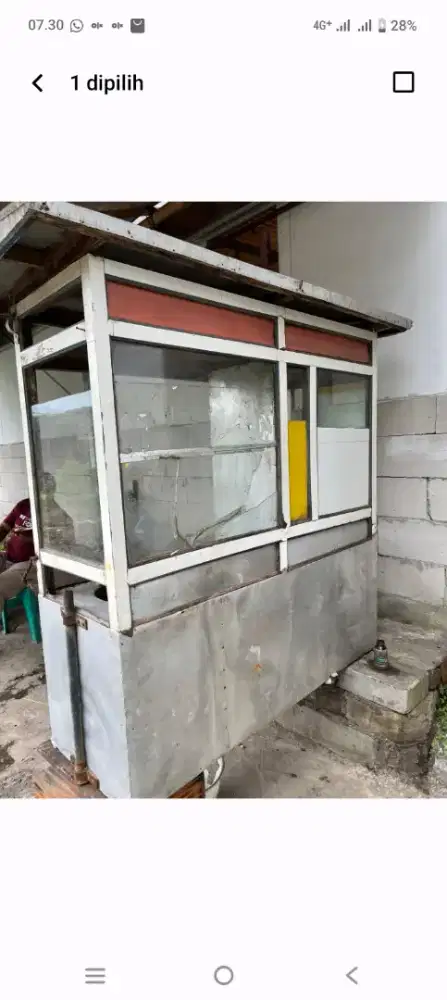 Dijual etalase gerobak murah
