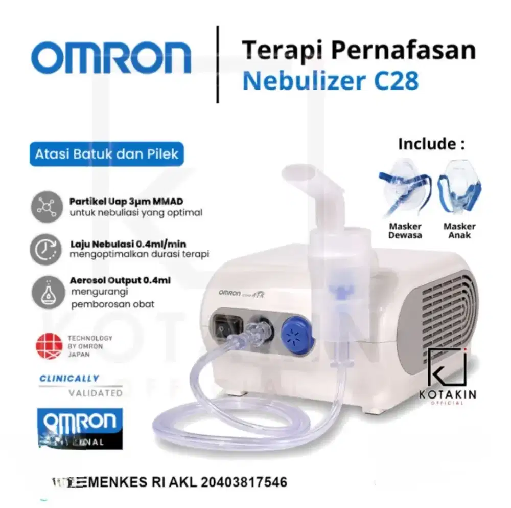 ALAT TERAPI UAP PERNAFASAN ( NEBULIZER )