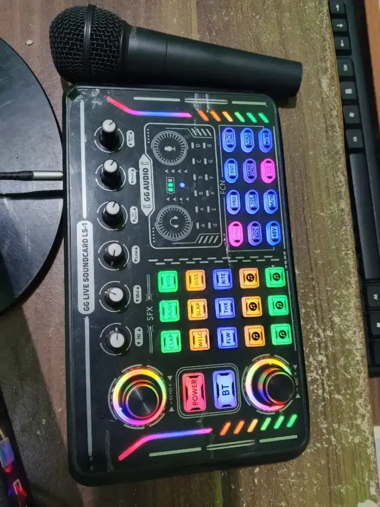 Mic behrenger + soundcard GG LS1.