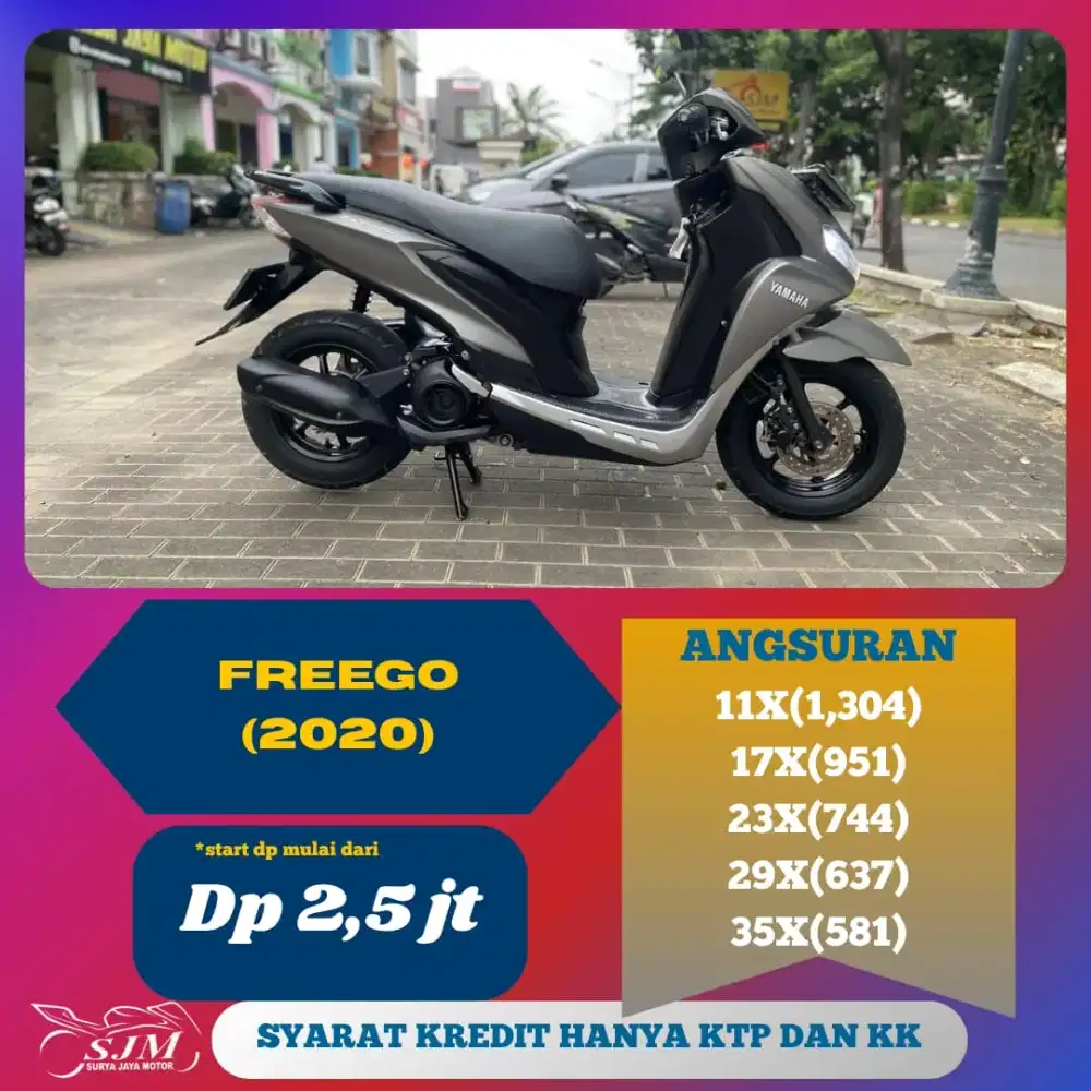 YAMAHA FREEGO 2020 MESIN HALUS