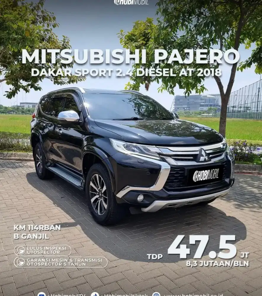 Pajero Dakar Sport 2.4 Diesel AT Thn 2018