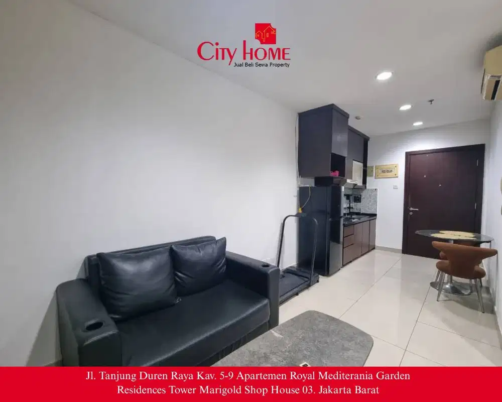 Sewa Apartemen 1 Bedroom Furnished di Central Park Residences