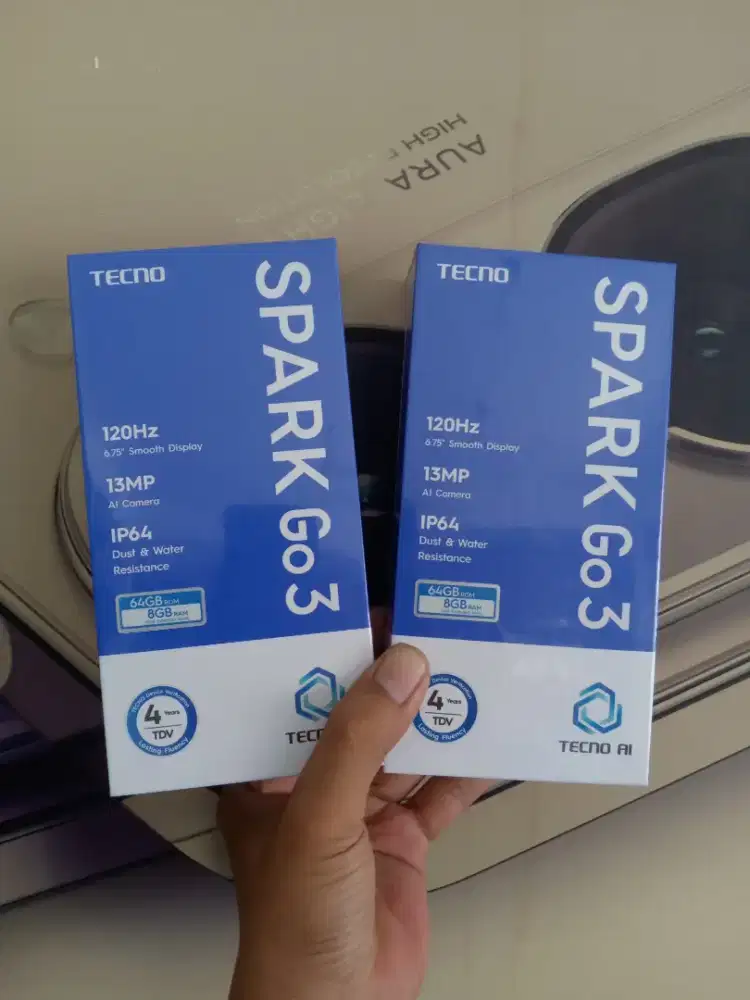 Fast respon WA Tecno Spark GO3 4+4/128 Garansi resmi 13bln