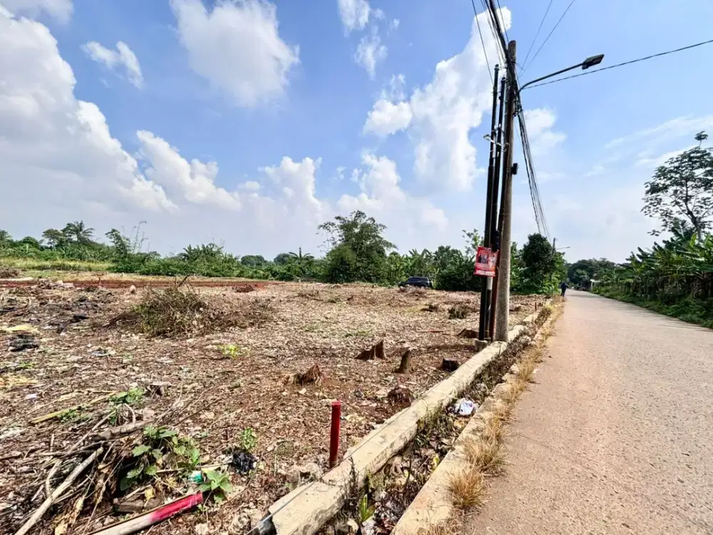 Dekat Akses Tol Baru Legok - Tanah Kavling Cisauk SHM 100 Jutaan - 8 Menit Stasiun Jatake