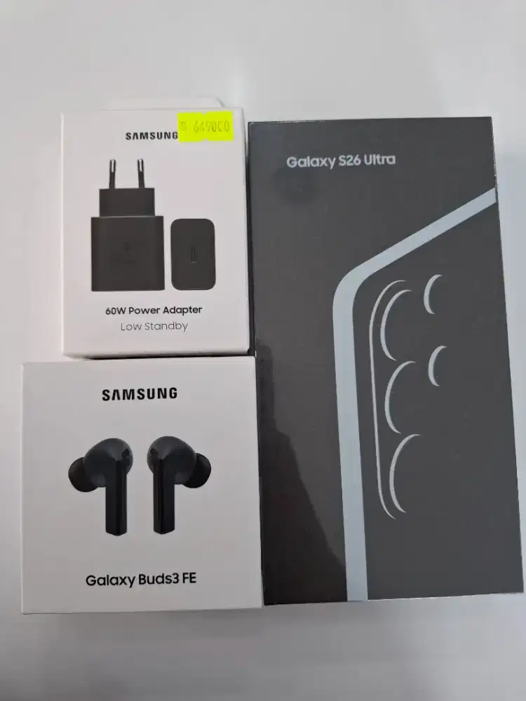 samsung s26 ultra free buds 3 fe + adapter 60Watt