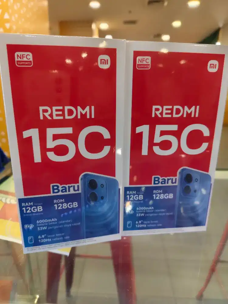 HP XIAOMI REDMI 15C ram 12/128GB BARU, SEGEL, ORIGINAL & Grns 15bln