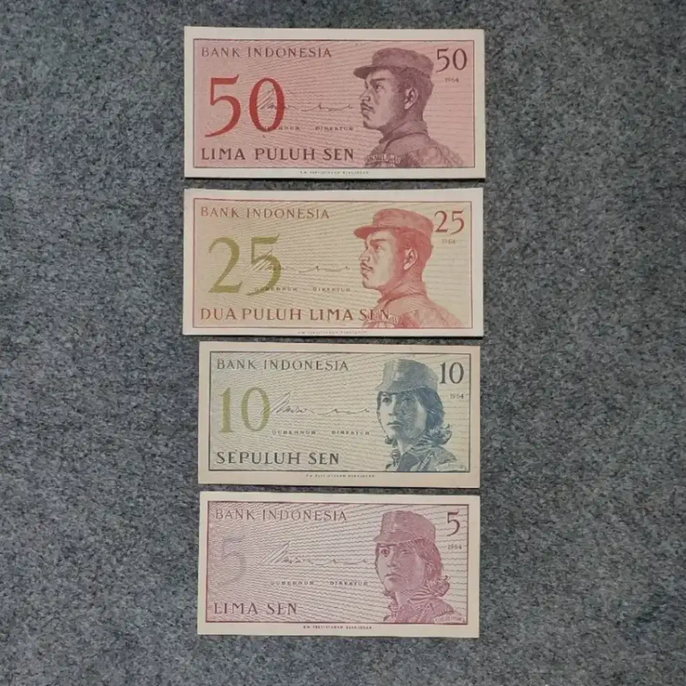 Uang kuno indonesia sen tahun 1964