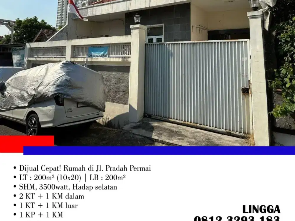 Dijual Cepat! Rumah di Jl. Pradah Permai