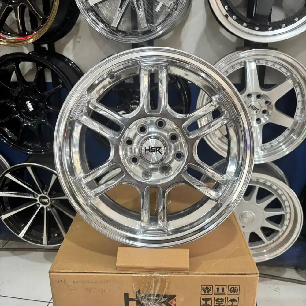 Velg Mobil Racing Ring 15 AERI HSR Lebar 65 PCD 8X100-114,3 ET42