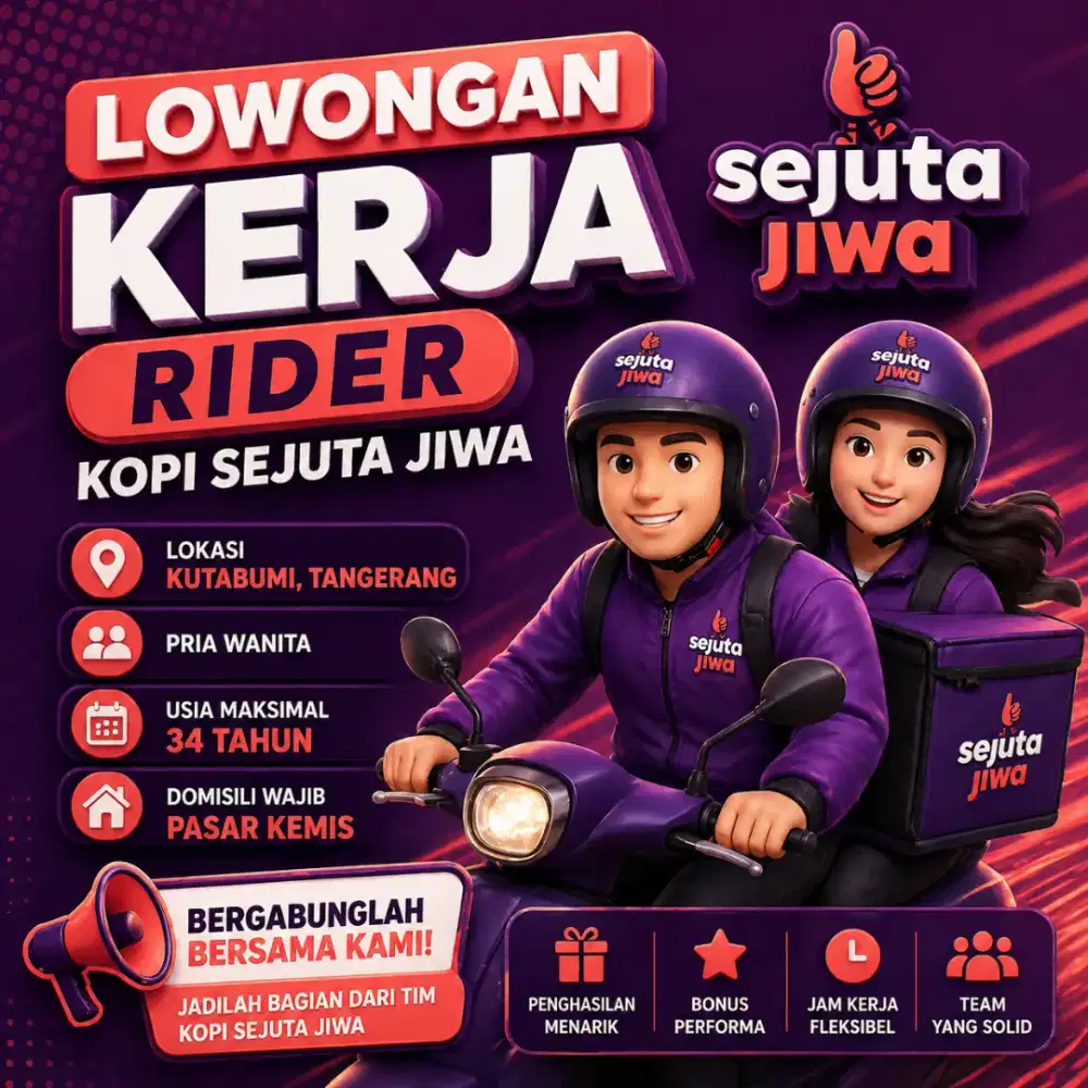 Lowongan kerja riders kopi sejuta jiwa