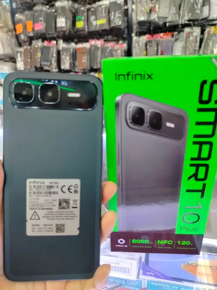 Infinix Smart 10 Plus ram 8+8GB Rom 128GB NFC Battery 6000mah