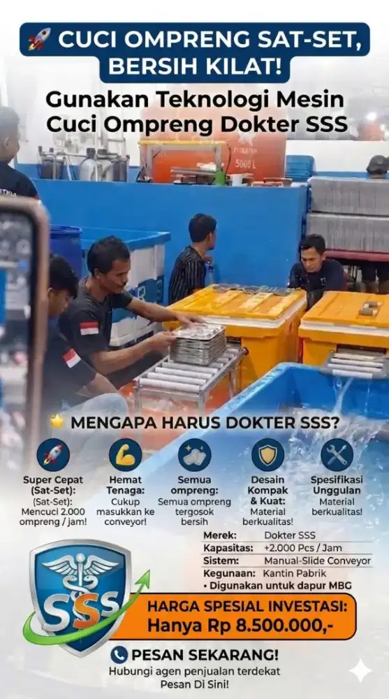 Jual alat mesin cuci ompreng