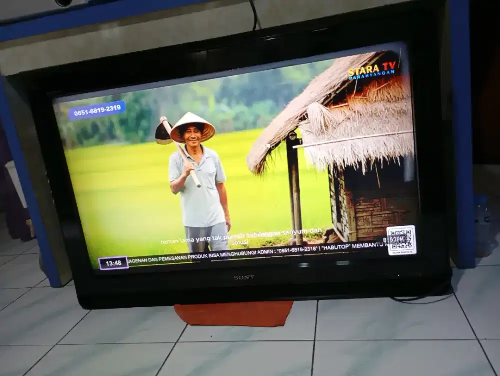 tv 37 Sony gambar bagus harus pake stb