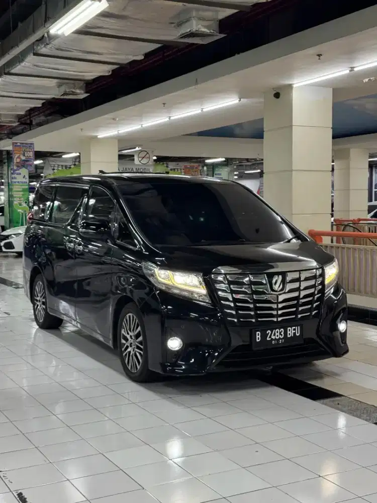 Toyota Alphard G ATPM 2.4 Hitam 2015 Matic / AT ISTIMEWA BOSS !!!