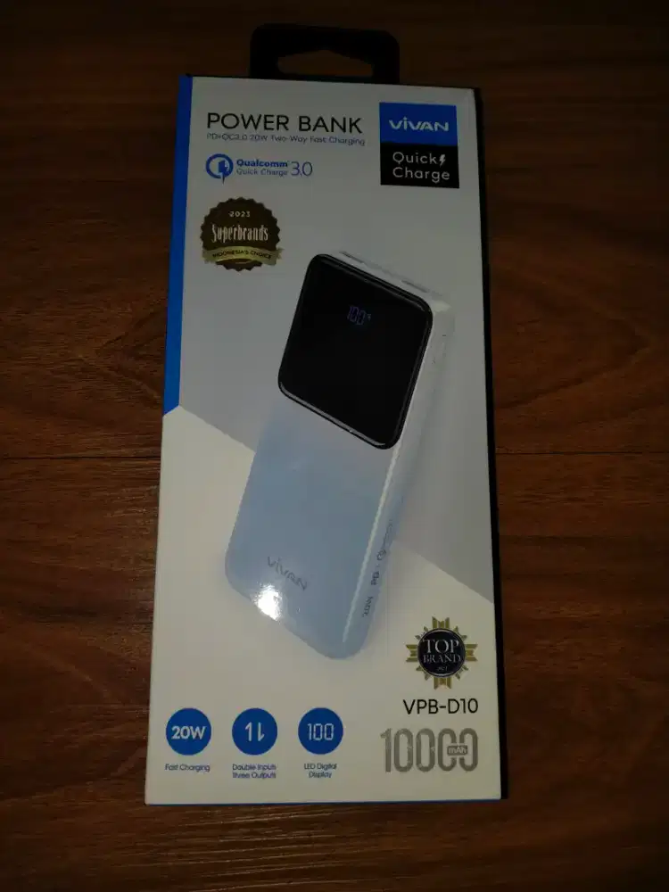 Powerbank vivan Kapasiti 10.000Mah - Masih Baru