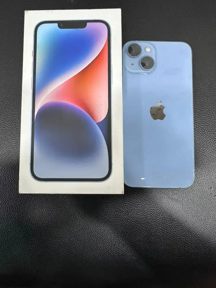 Iphone 14 Blue 128GB BH 99% Garansi ON