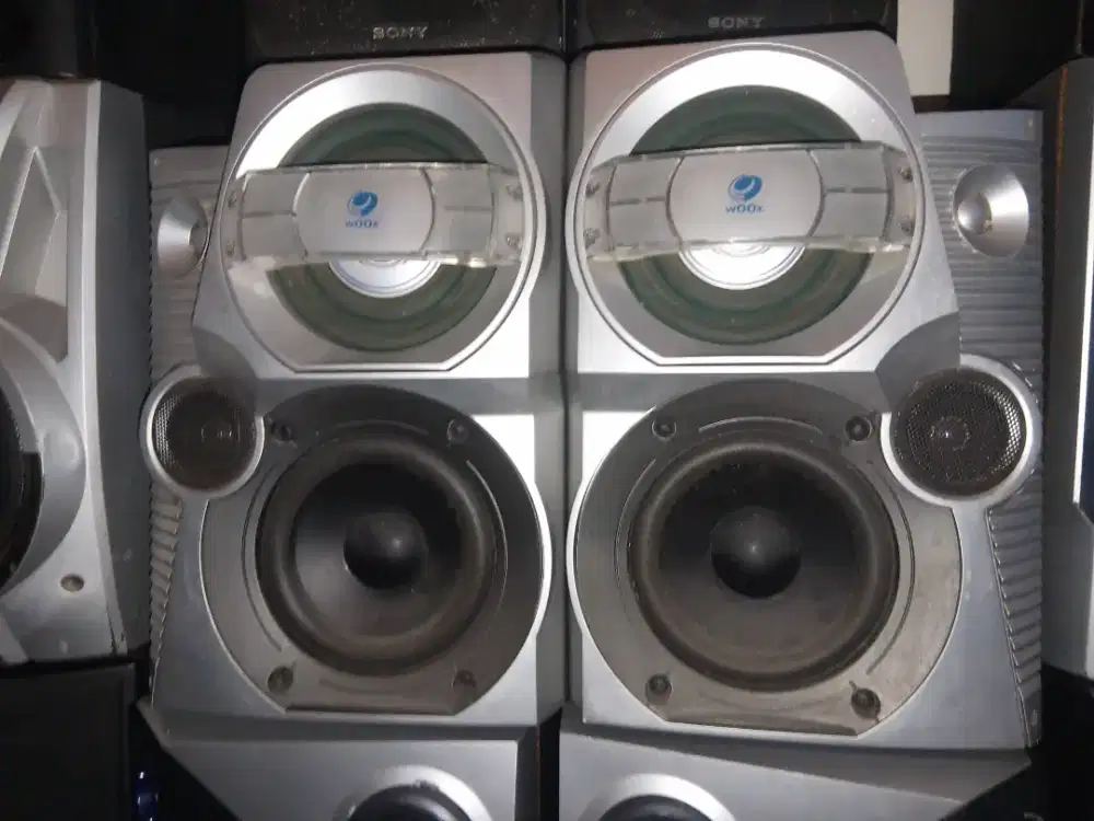 Philips speaker 3 way, hi seri with big Radiator, full ori, box utuh
