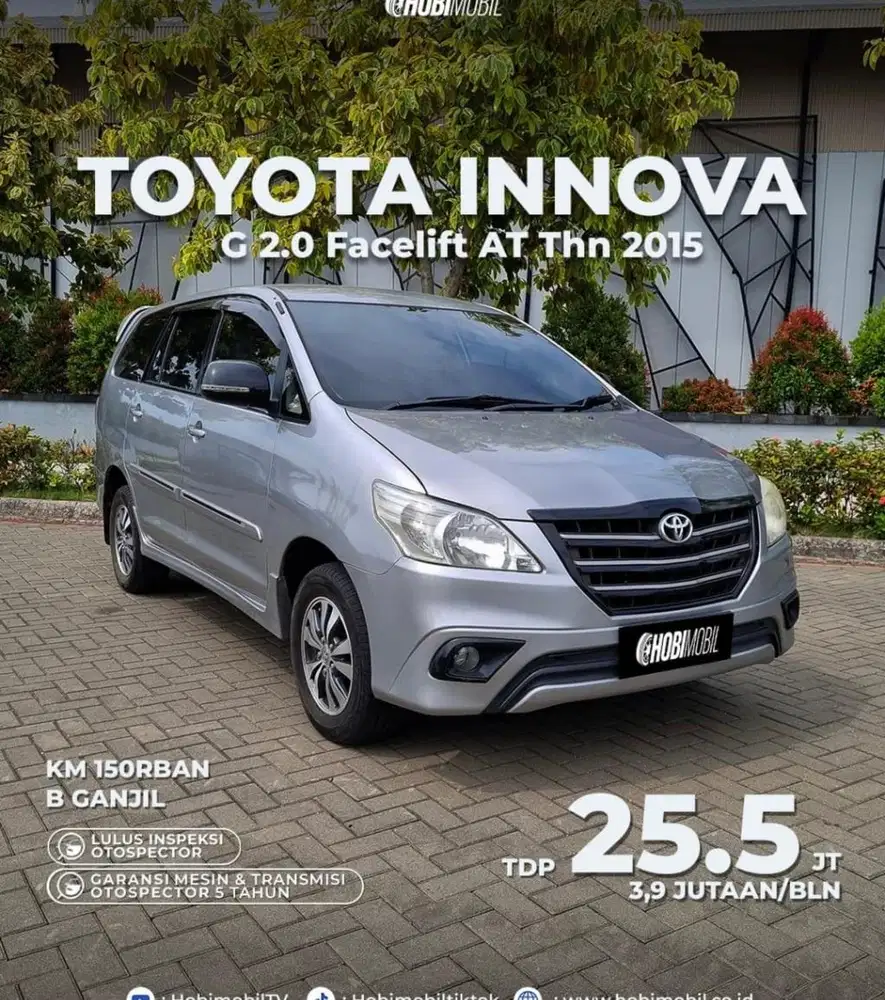 Innova G 2.0 Facelift AT Thn 2015