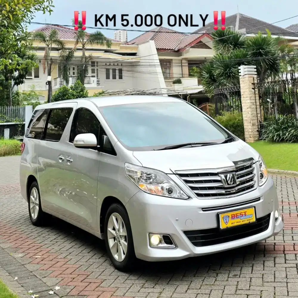 ( Km 5rb ) Toyota Alphard 2.4 2013