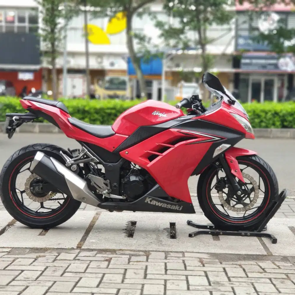 MULUS ABIS! KAWASAKI NINJA 250 FI OLD MERAH 2016 KM RENDAH FULL MULUS