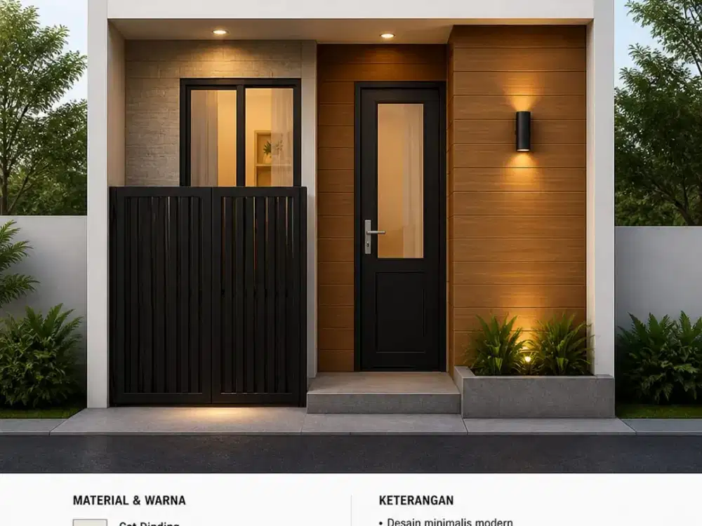 Rumah Mezanine 2 Kamar Tidur Murah
