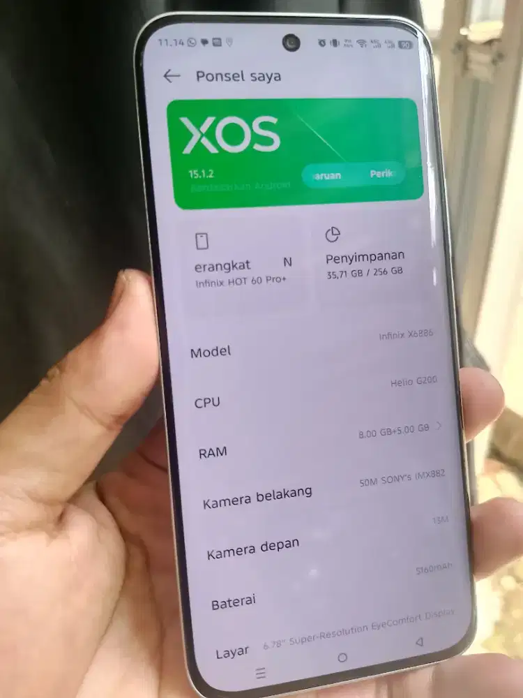 Infinix Hot 60 pro plus naik spek