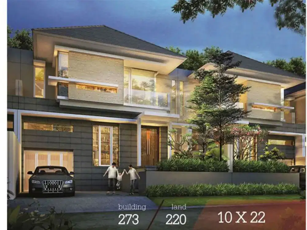 Dijual Rumah 2 lt di Citra Sun Garden