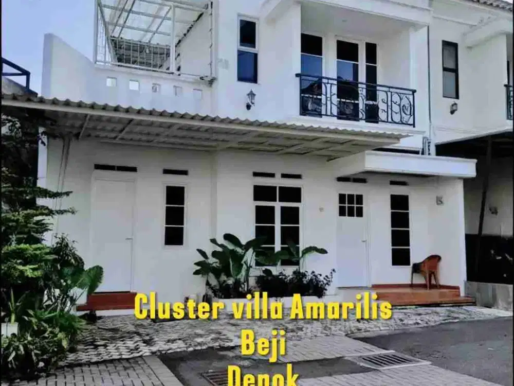 Dijual Cepat rumah Dalam cluster, strategis Beji. Depok